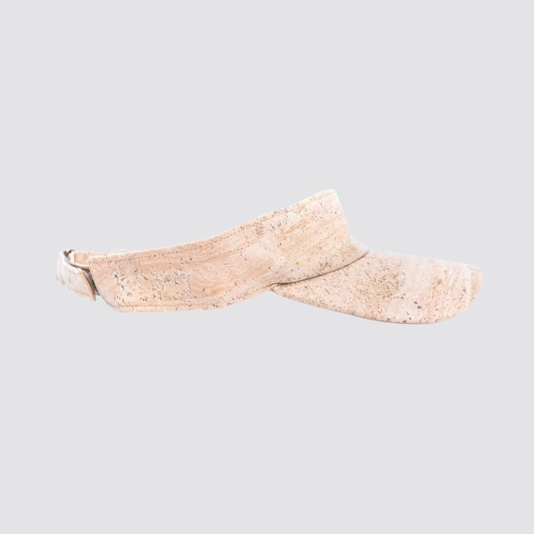 Natural cork sun visor cap One Size Fits All