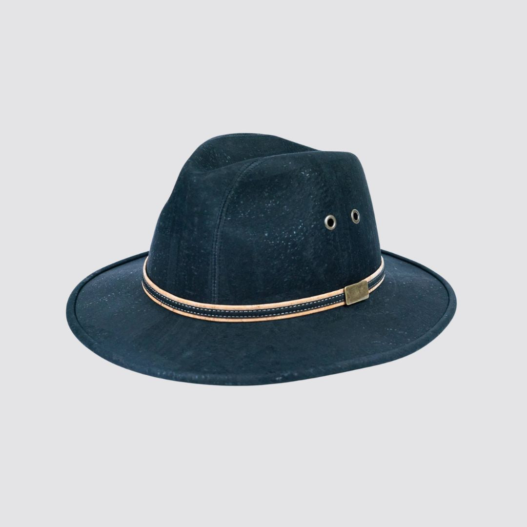 Natural Cork Cowboy Hat - Tabacco, Brown, Natural or Black
