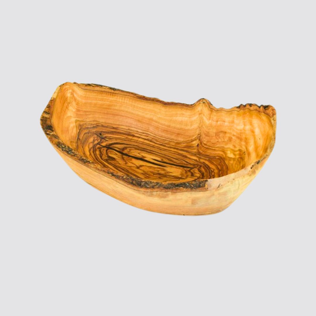 Planche de service en bois d'olivier rustique