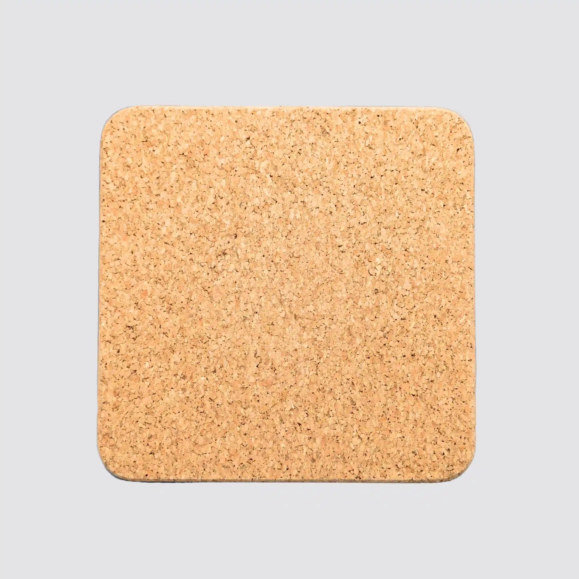 Modern sustainable cork placemat with a heat-resistant design.