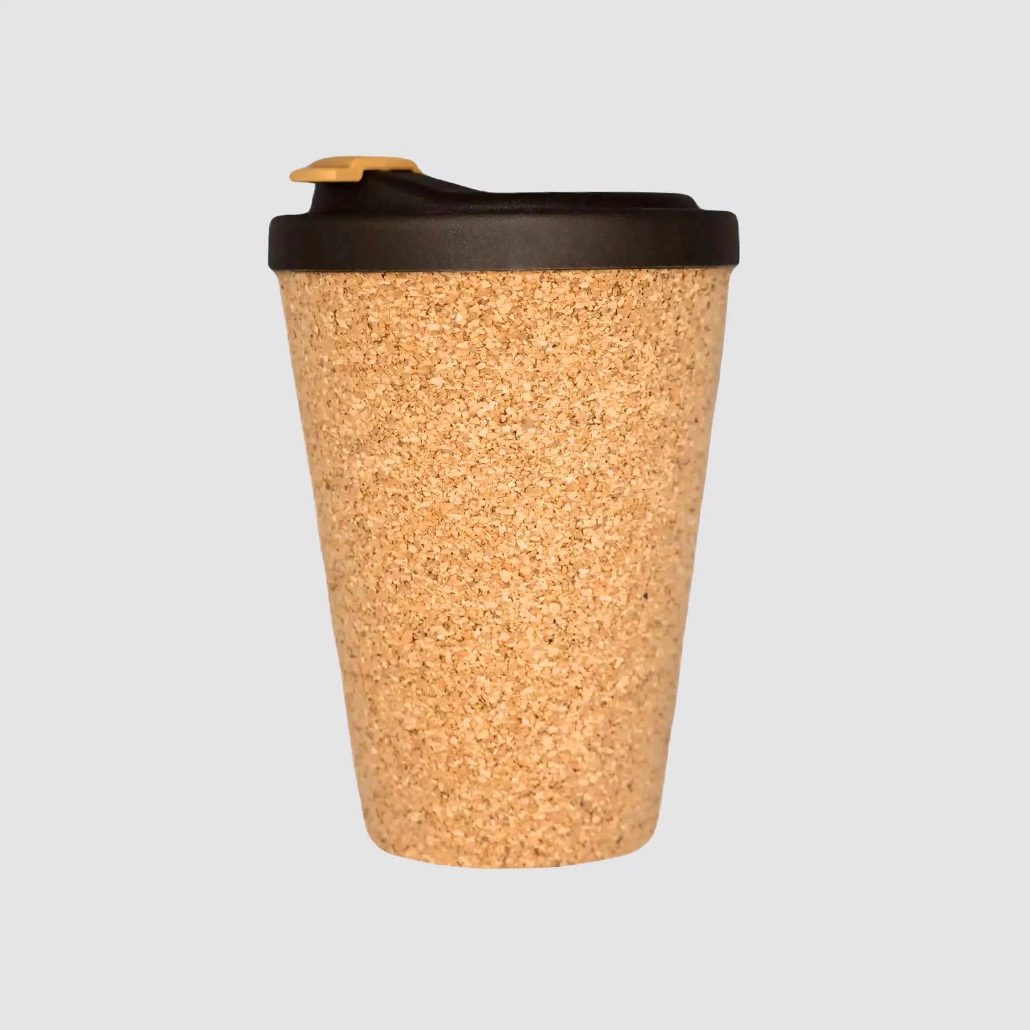 Eco-friendly cork thermal cup with 350ml capacity and double-layer insulation.