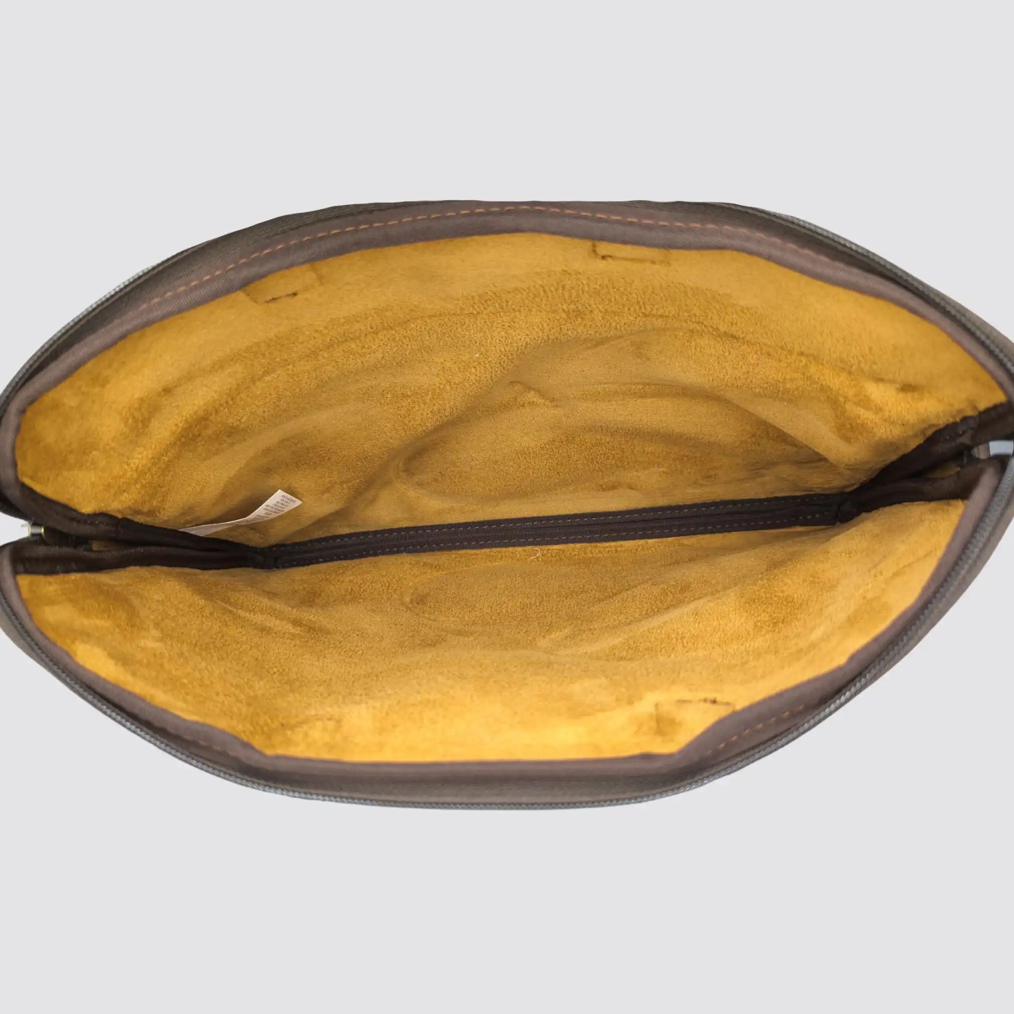 Sleek black cork briefcase for laptops and tablets with an ethical design.