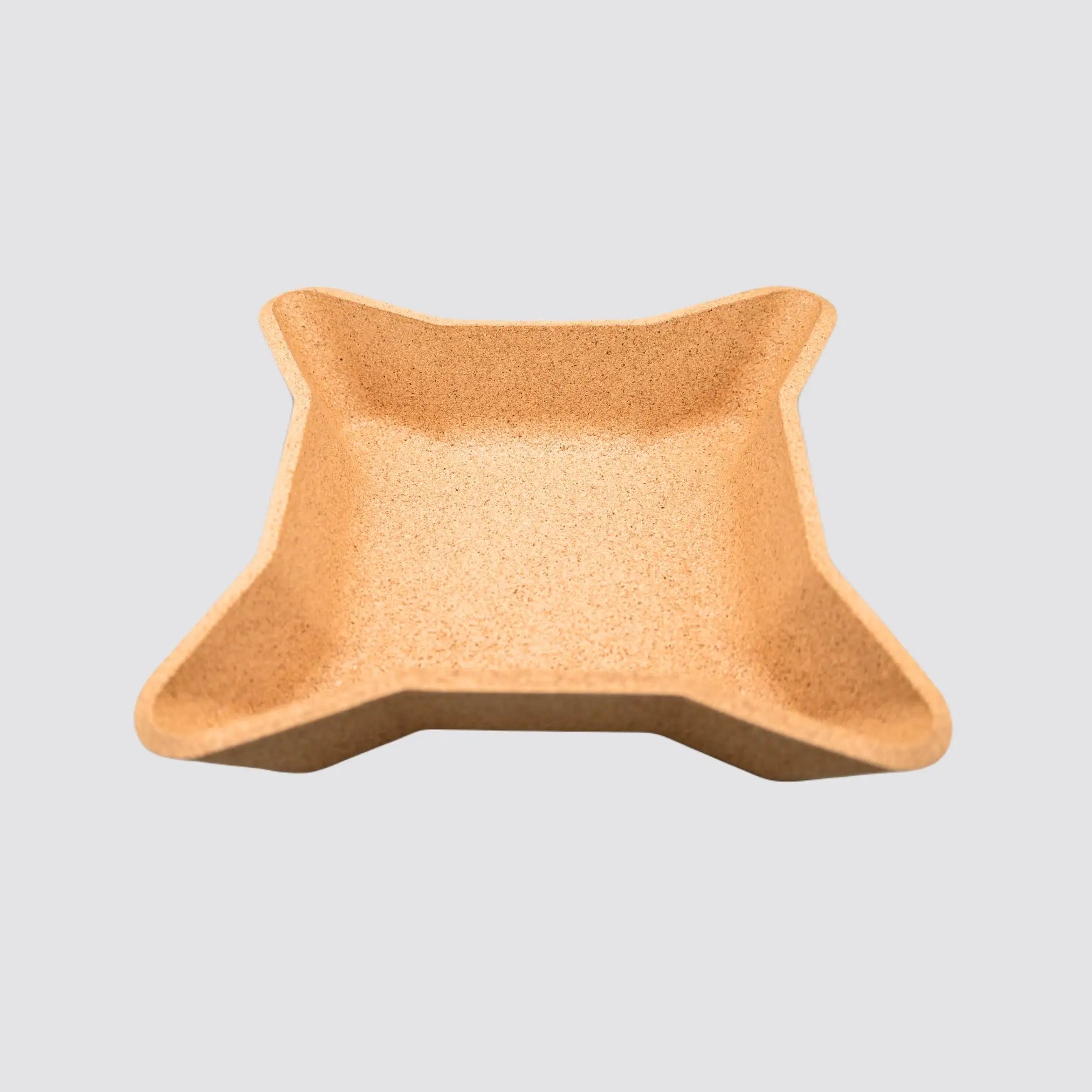 Versatile cork valet tray for dressers, nightstands, or entryway tables.