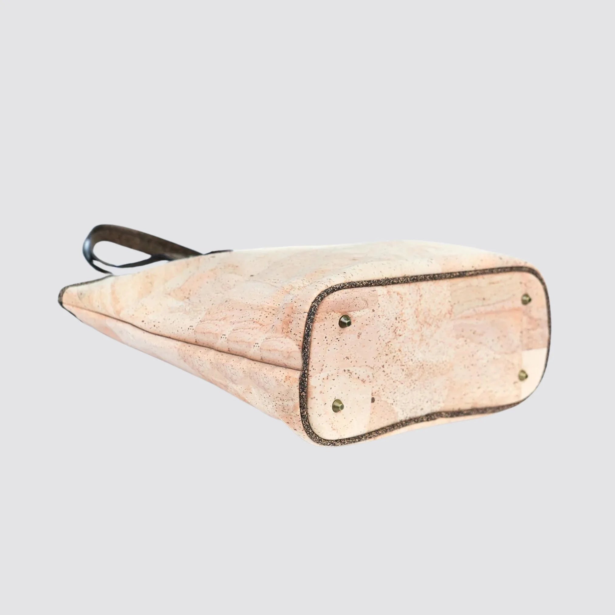 Water-resistant vegan cork tote bag for work, travel, and daily errands.