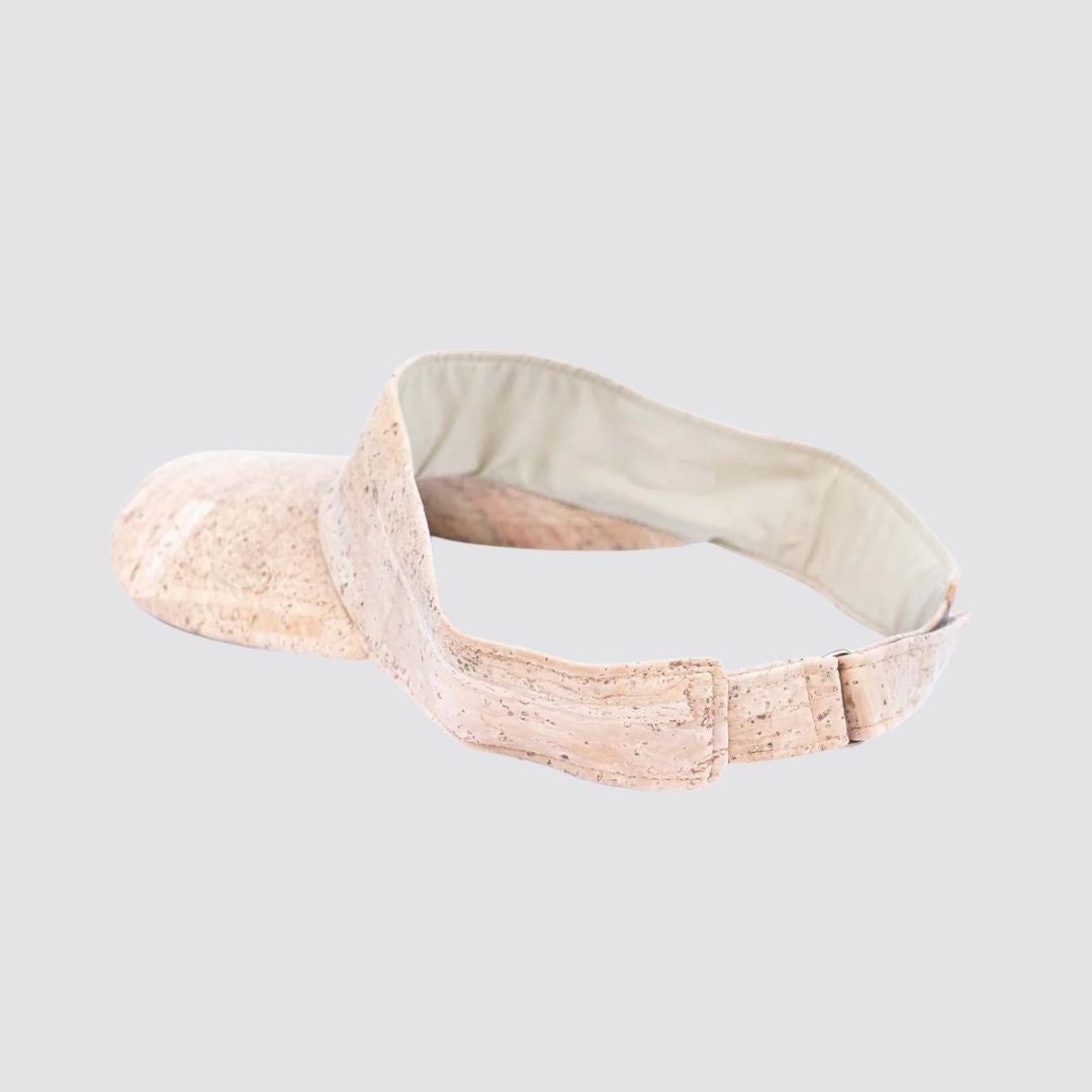 Natural cork sun visor cap One Size Fits All