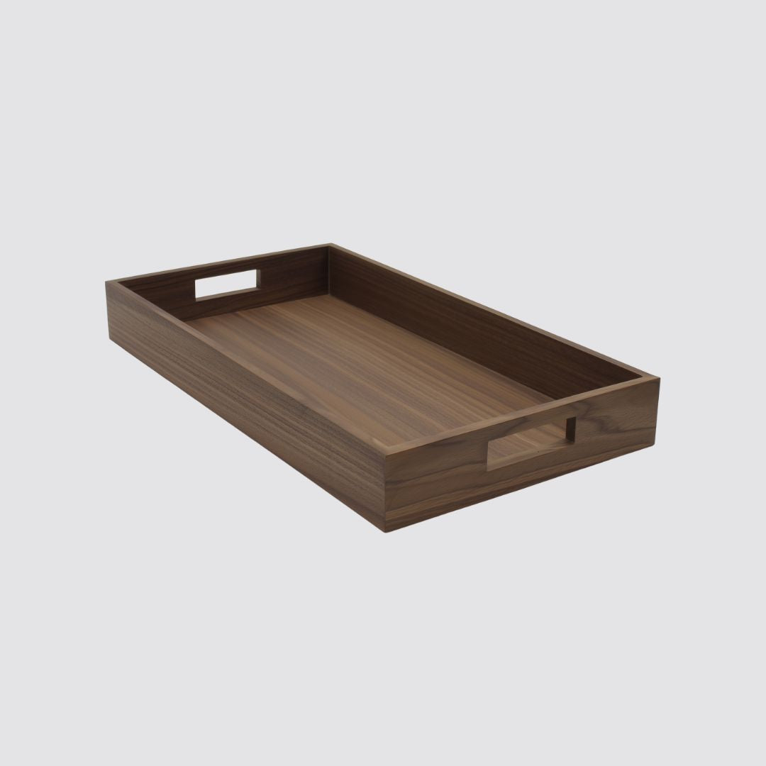 Luxury Room Service Tray | American Walnut  | Various Sizes and Shapes
