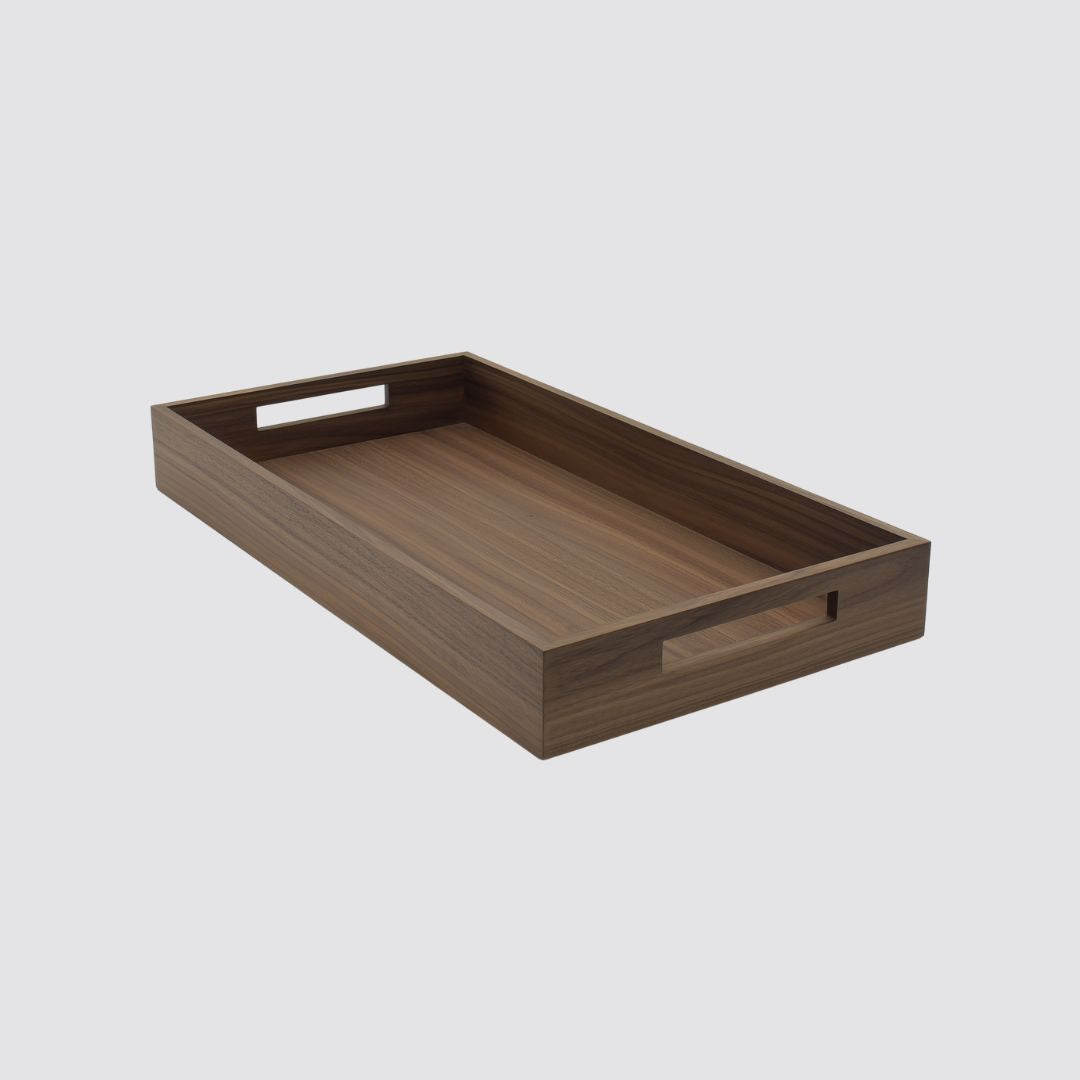 Luxury Room Service Tray | American Walnut  | Various Sizes and Shapes